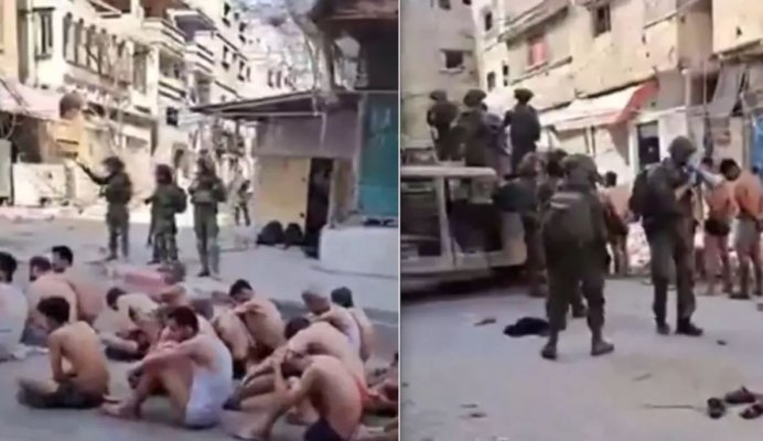 Hamas condamnă Israelul după imagini arătând prizonieri palestinieni dezbrăcaţi aproape complet
