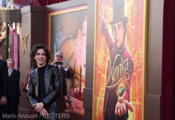 Filmul ''Wonka'', cu Timothée Chalamet, pe primul loc în box-office-ul nord-american