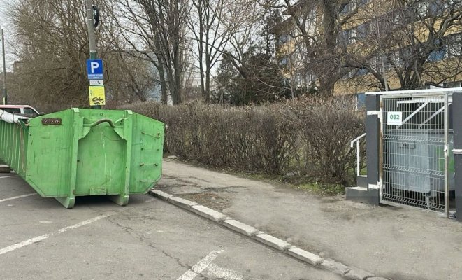 Bene speciale pentru deșeuri voluminoase, amplasate în cartierul Poarta 6