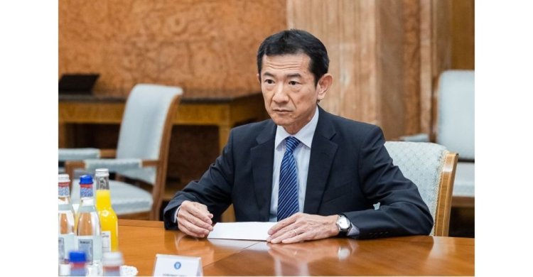 Ambasadorul Japoniei - primit la Palatul Victoria, la încheierea mandatului