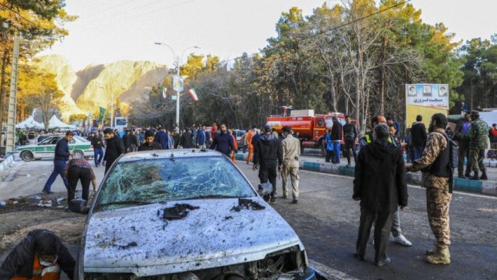 Atentat lângă mormântul generalului Soleimani: Iranul a revizuit în scădere numărul de morţi