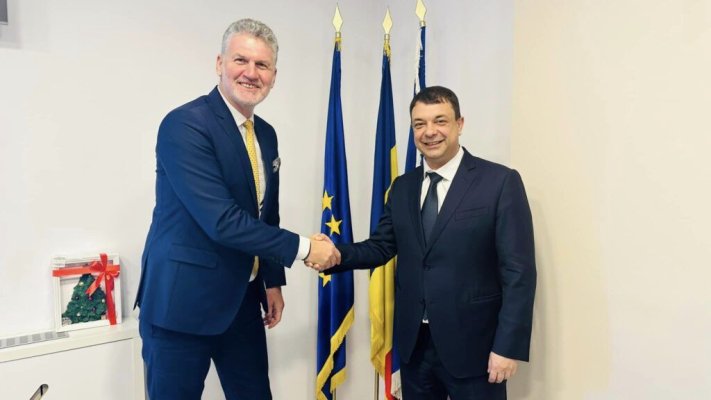 Primarul orașului Năvodari, Florin Chelaru, întâlnire cu omologul bulgar Aleksandar Sabanov
