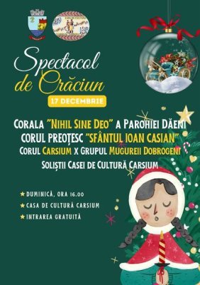 Primăria Hârșova, invitație la spectacol