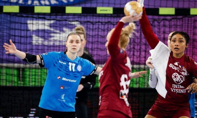 Handbal feminin: CS Rapid Bucureşti a pierdut în ultima secundă la Ljubljana, în Liga Campionilor