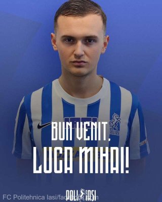 Poli Iaşi l-a împrumutat pe mijlocaşul Luca Mihai, de la CFR Cluj