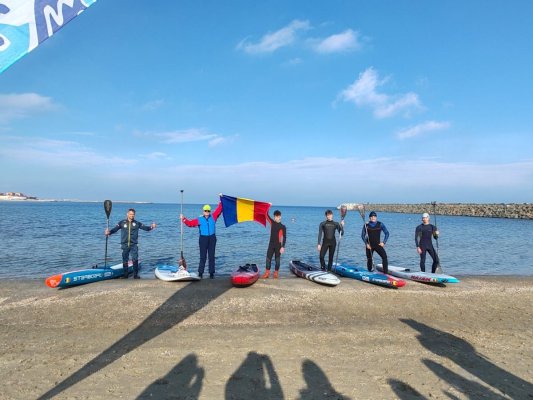Lotul național de juniori al României de Stand Up Paddling, prezent la Constanța