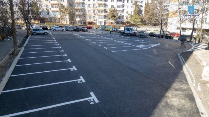 Au fost amenajate 38 de noi locuri de parcare, în cartierul Tomis 3   