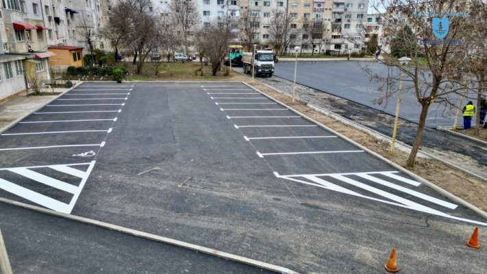 Noi locuri de parcare în cartierele orașului Constanța!