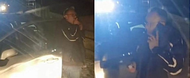 Primar prins băut la volan și filmat în timp ce mănâncă zăpadă ca să îi scadă alcoolemia