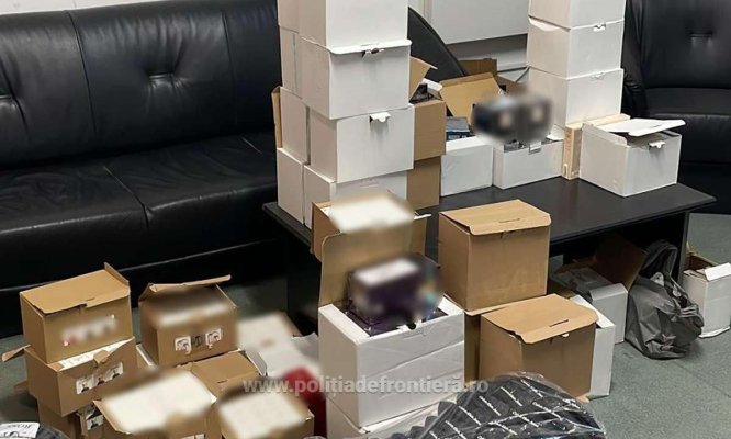 Produse contrafăcute, de aproximativ 1 milion de lei, descoperite în Portul Constanța și la Ostrov. Video
