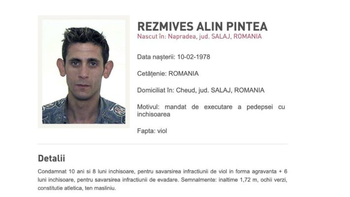 Deținut evadat din Penitenciarul Arad, din cauza autorităților române