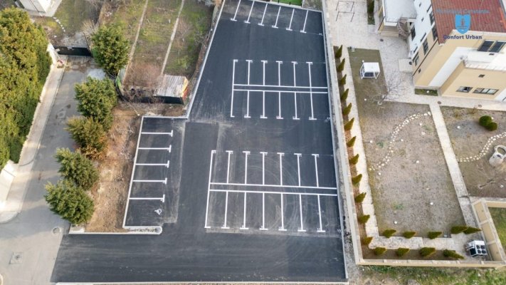 Locuri noi de parcare, amenajate pe Aleea Universității