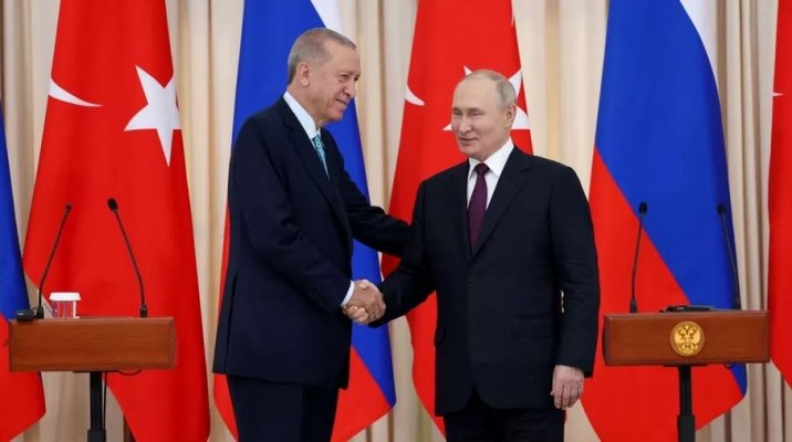 Putin se întâlnește cu Erdogan, în Turcia
