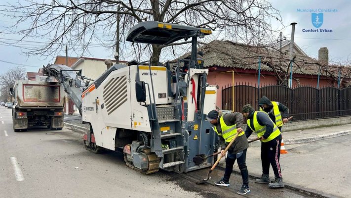  Se reabilitează carosabilul pe strada Theodor D. Speranția din cartierul Km 5