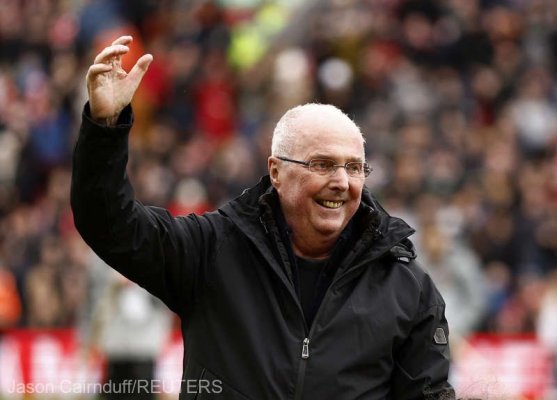 Fotbal: Sven-Goran Eriksson, pe banca tehnică a unei echipe de 