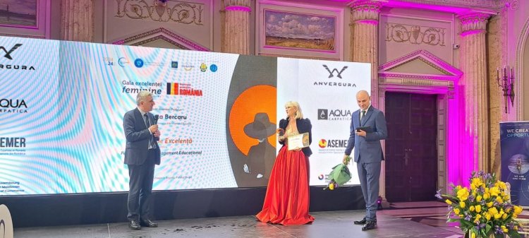 Nicoleta Bercaru, premiu de excelență pentru Performanță în Management Educațional