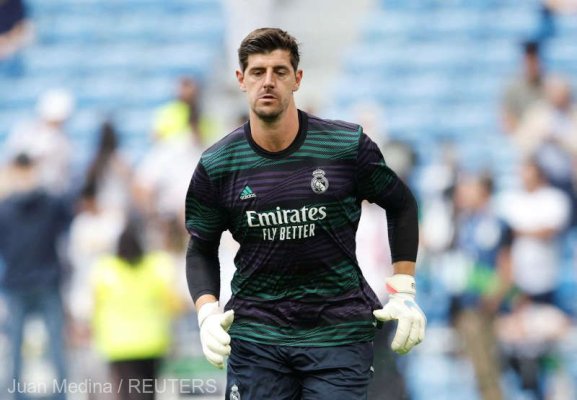 Fotbal: Portarul Thibaut Courtois de la Real Madrid, operat cu succes la genunchiul drept