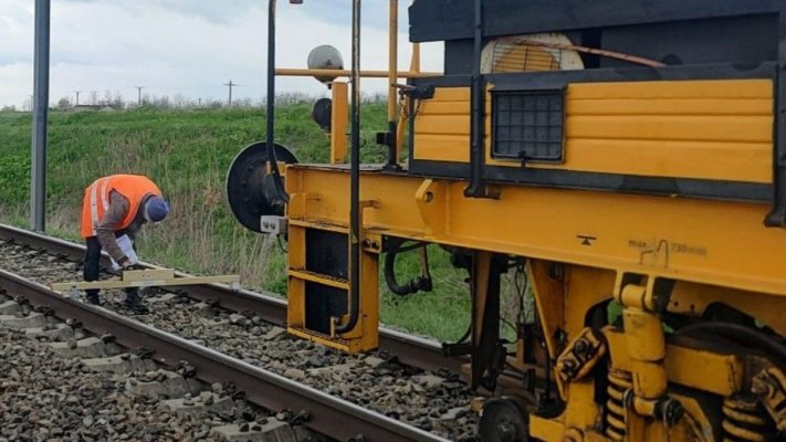 SRCF Constanța a finalizat lucrările la calea ferată din stația Capu Midia