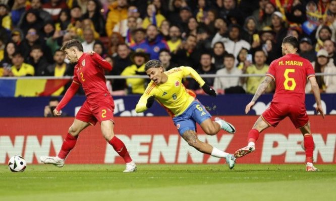 România, învinsă de Columbia cu 3-2, în meci amical