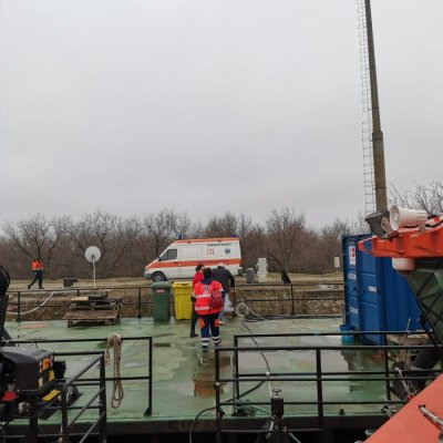 ARSVOM, intervenție la un marinar rănit