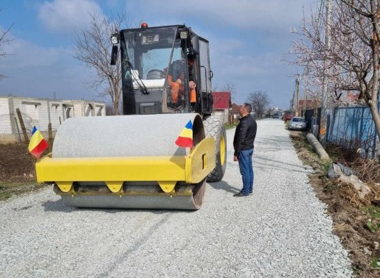 Au început lucrările de asfaltare în Poarta Albă