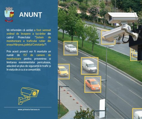Primăria Hârșova, sistem de monitorizare a traficului rutier