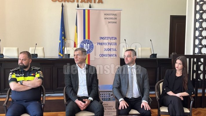 Conferință de presă la Instituția prefectului din Constanța