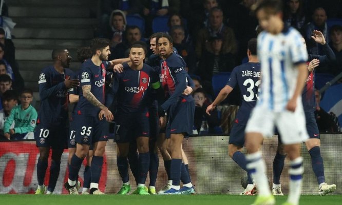 Real Sociedad - PSG 1-2. Parizienii s-au calificat fără emoții în sferturile de finală UCL