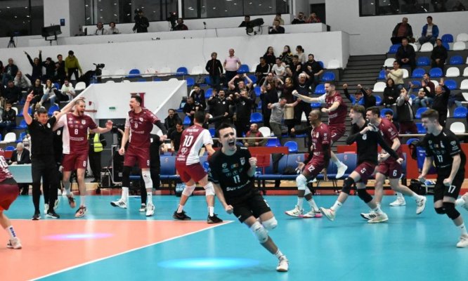 Rapid a câștigat Cupa României la volei în fața rivalei de la CSA Steaua 