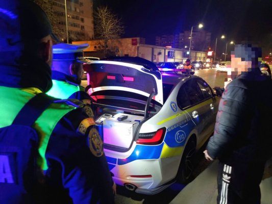 Şeful Poliţiei dintr-un oraş din Gorj a refuzat să fie testat antidrog, în trafic: 