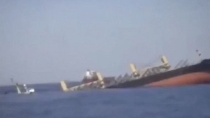 Nava britanică Rubymar, atacată de rebelii Houthi, s-a scufundat