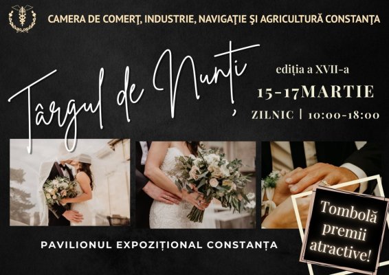 Camera de Comerț organizează ,,Târgul de nunți” la Pavilionul Expozițional