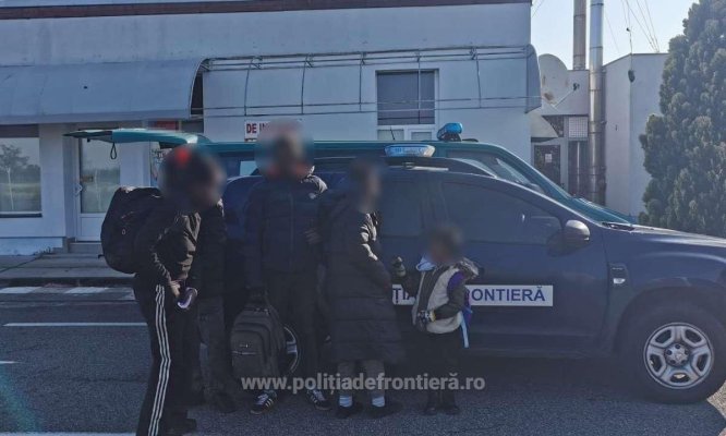 O familie din Camerun, depistată ascunsă într-un mijloc de transport 