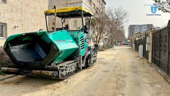Atenție, șoferi! Se asfaltează carosabilul pe strada I.L. Caragiale
