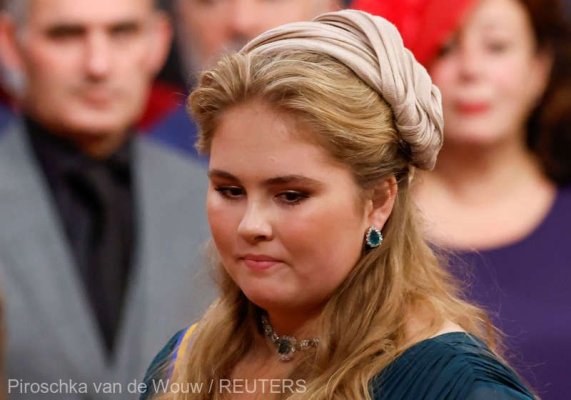Moştenitoarea tronului olandez, prințesa Amalia, a fugit în Spania din cauza unor ameninţări