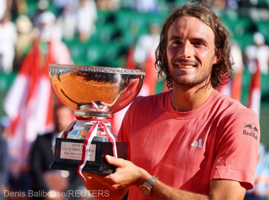 Tenis: Stefanos Tsitsipas a câştigat turneul ATP de la Monte Carlo