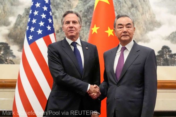 China: Întrevedere între şeful diplomaţiei americane Antony Blinken şi omologul său chinez Wang Yi