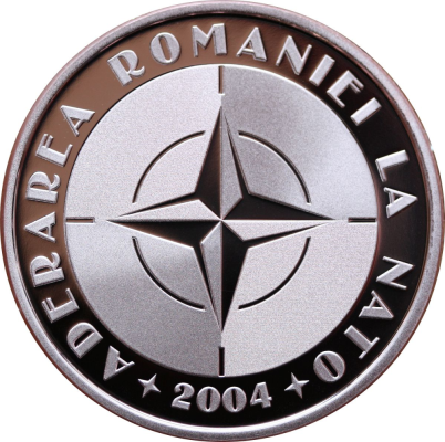 Monede lansate de BNR în cinstea a 20 de ani de la aderarea României  la NATO