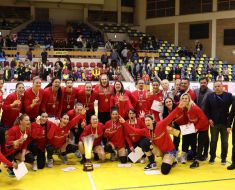 CSM Constanța câștigă titlul național în baschetul feminin românesc, la doar doi ani de la înființare! 