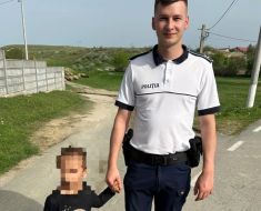 Copil de 6 ani din Cuza Vodă, găsit de un polițist constănțean, după ce a dispărut de acasă