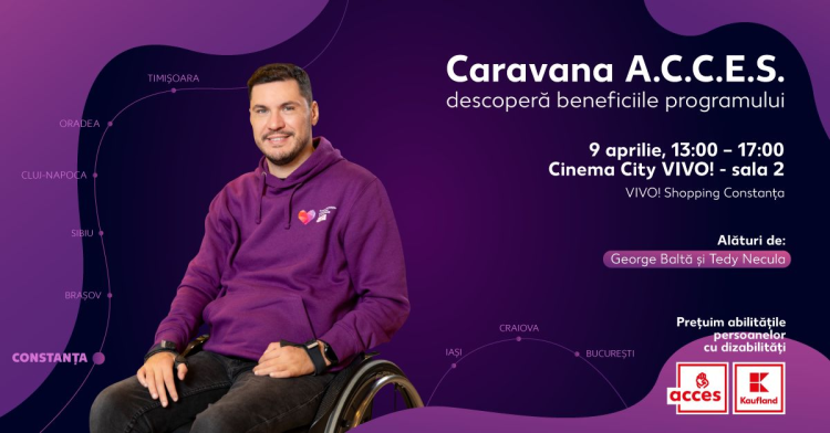 Kaufland România aduce Caravana A.C.C.E.S. în Constanța