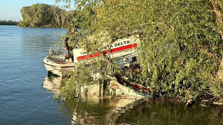Accident naval pe Dunăre: 9 persoane de pe o ambarcațiune, la un pas de înec