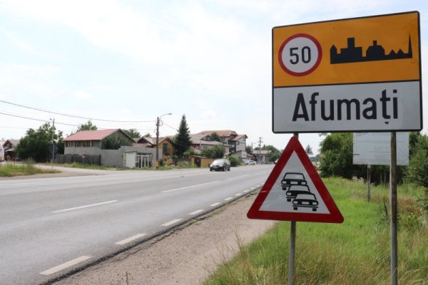 Pericol de explozie pe DN 2, în zona localităţii Afumaţi