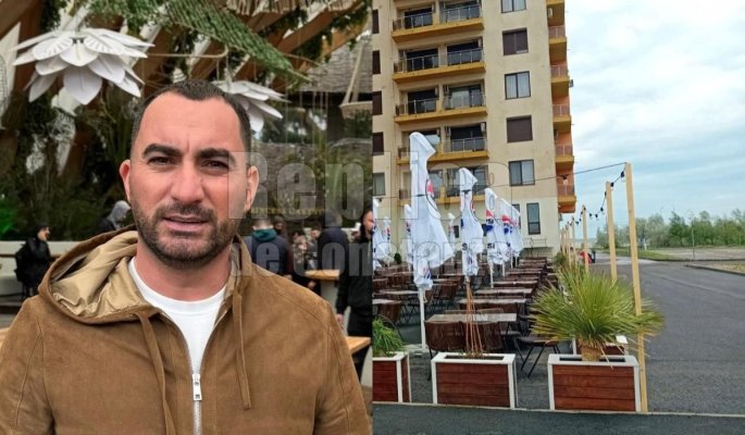 Taverna Racilor din Mamaia și-a deschis terasă în parcarea blocului. Video 