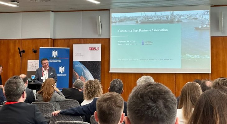Conexiuni maritime și economice. De la Portul Constanța la Portul Linz