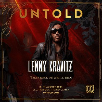 Legenda globală a muzicii pop-rock Lenny Kravitz vine pe scena UNTOLD 2024