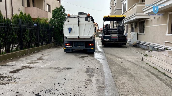 Atenție, șoferi! Se asfaltează carosabilul de pe strada Monaco