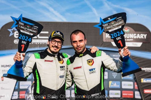 Auto: Simone Tempestini a câştigat Raliul Ungariei, prima etapă a Campionatului European de Raliuri