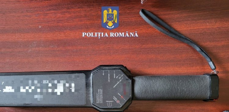Amendă pentru un constănțean care deținea un detector de metale fără autorizație