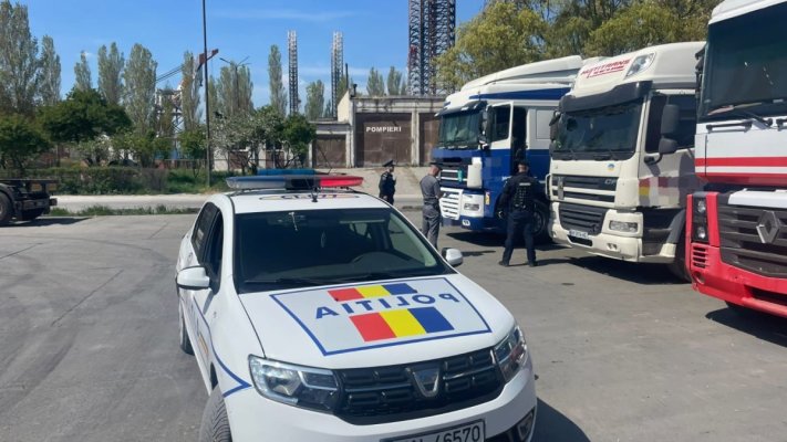 Polițiștii au descins în Portul Constanța Sud - Agigea. Video